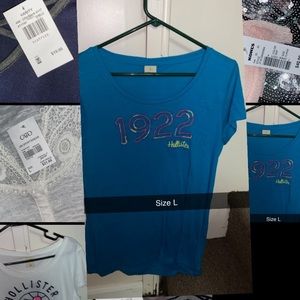 Hollister blue 1922 shirt